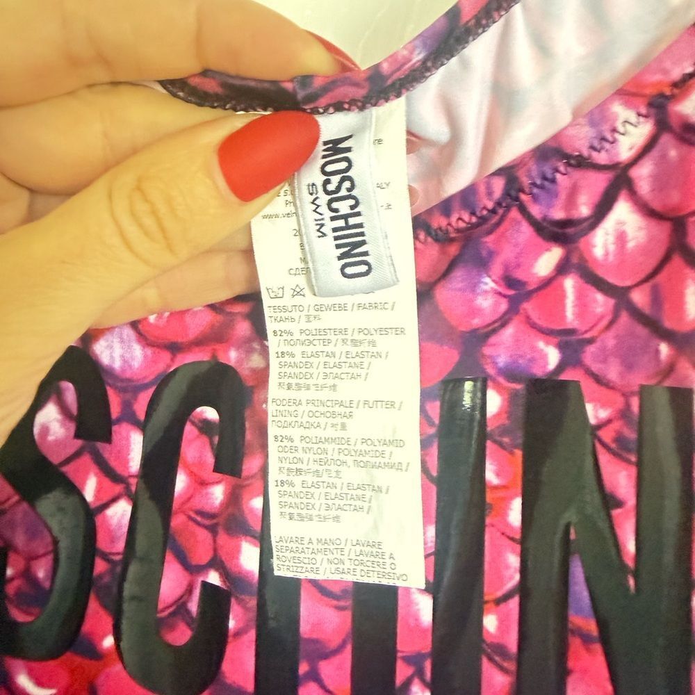 Moschino Pink and Purple Scaled Dress - Picture 6 of 8